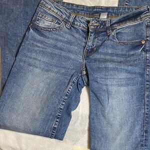 H&M Women's Straight Leg Blue Jeans